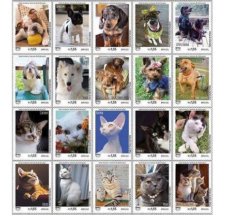 Correios lança selos sobre Pets